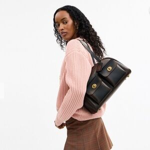 Coach Twin Turnlock Limited Edition loved genuine glovetanned leather